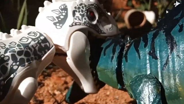 Lego Jurassic World/indominus Rex Vs Giganotossauro (stopmotion)