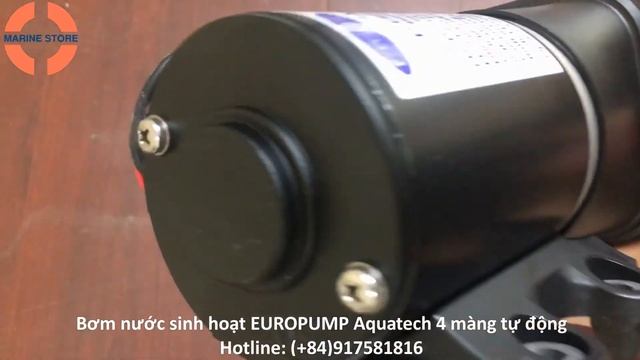 [UIC MARINE] - Bơm nước sinh hoạt EUROPUMP Aquatech 4 màng tự động смотреть онлайн