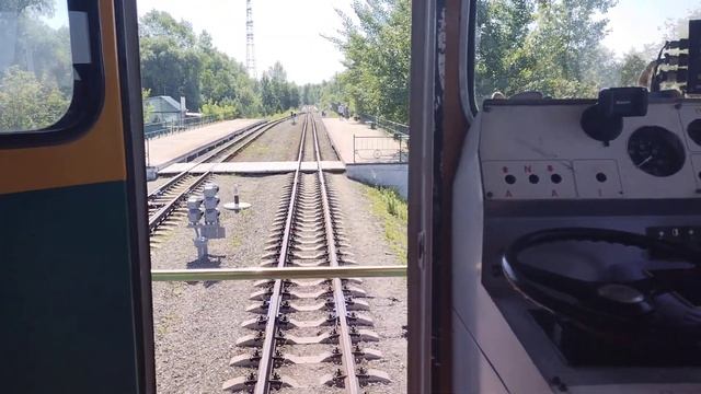 Новосибирская ДЖД. прибытие на станцию "разъезд локомотив" смотреть онлайн