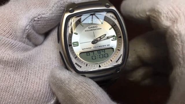 Unboxing Casio World Time 30 Telememo Watch AW81D-7AV