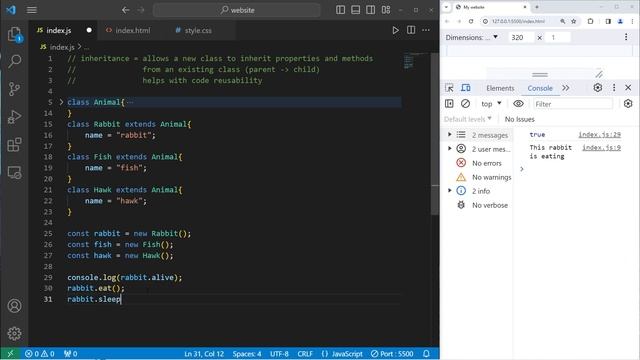 Learn JavaScript INHERITANCE in 7 minutes _43 смотреть онлайн
