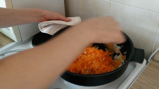 Гречка с грибами и луком