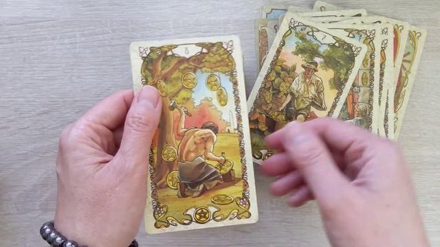 Tarot Mucha Deck Flip Through - Mucha Tarot Card Flip Through - 4K video смотреть онлайн
