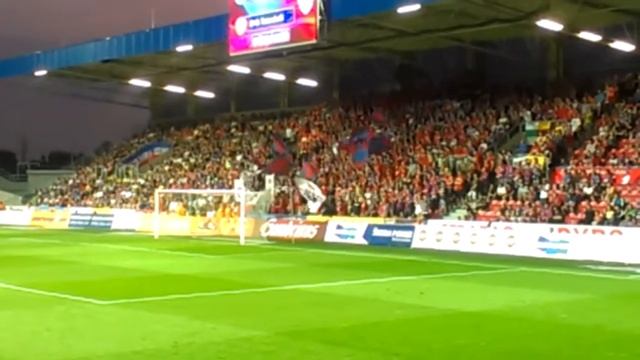 FC Viktoria Plzeň - FC Metalurgi Rustavi - kotel Plzně смотреть онлайн