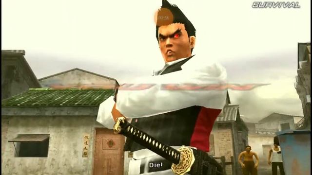 Tekken 6 Kazuya Mishima (Survival) Gameplay смотреть онлайн