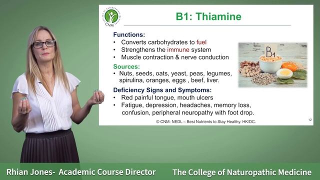 Vitamin B1- Functions, Sources, and Deficiency Signs | Rhian Jones смотреть онлайн