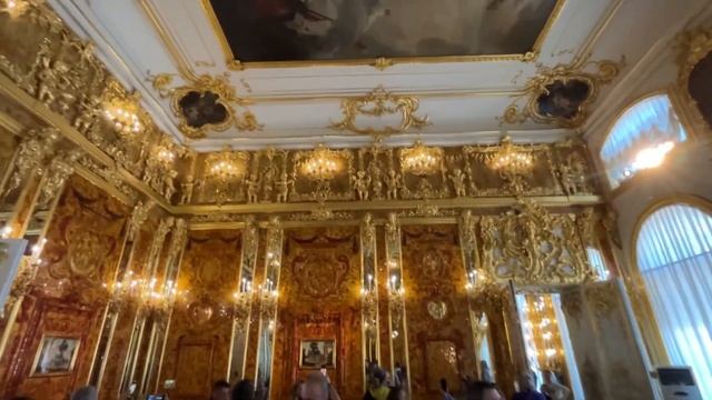 ЕКАТЕРИНИНСКИЙ ДВОРЕЦ: ОБЗОР и ЭКСКУРСИЯ! САМЫЙ красивый дворец в Санкт-Петербурге!!! Царское Село! смотреть онлайн