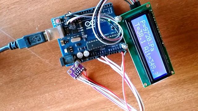 Pressure Monitor System By Arduino With BMP280 #technology #diyprojects