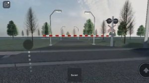 Новый железнодорожный переезд на станции 105 км