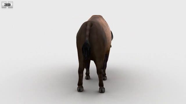 European Bison Low Poly 3D model by 3DModels.org смотреть онлайн
