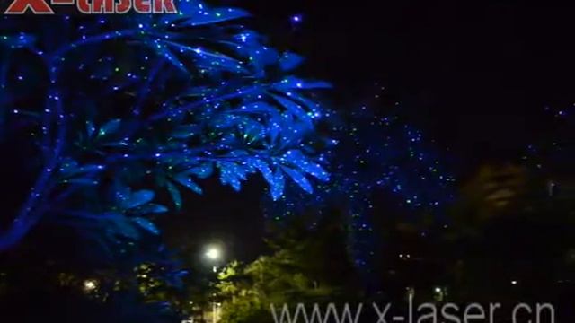 Remote Control Outdoor Laser Waterproof Garden Light for Christmas Decoration смотреть онлайн