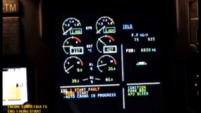 Hung Start BR ATD A320 IAE SIMULATOR Engine Start Faults смотреть онлайн