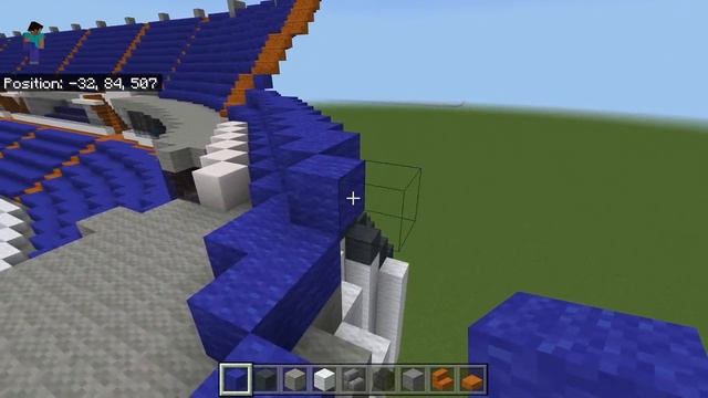 Minecraft Tutorial Santiago Bernabeu Stadium EP26 |Stands| смотреть онлайн