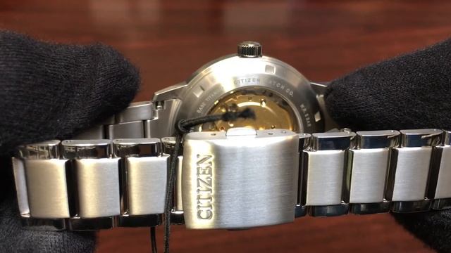 Citizen Automatic Titanium Sapphire Watch NJ2180-89L