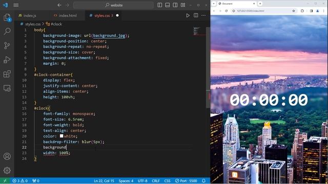 Build this JS Digital Clock in 10 minutes _57 смотреть онлайн