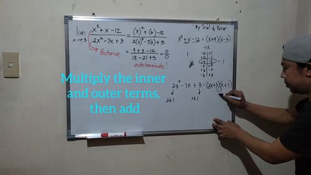 Limit of a Function (Indeterminate form 0/0) смотреть онлайн