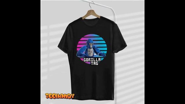 Retro Gorilla Tag shirt, Gorilla Tag Merch Monke Boys Gifts T-Shirt смотреть онлайн