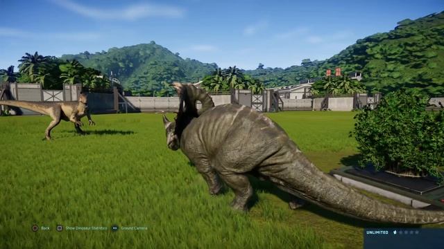 Jurassic World Evolution: (Modified) Sinoceratops vs Allosaurus смотреть онлайн