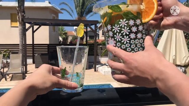 Домашний Лимонад на Кипре из свежих фруктов и зелени 🥤 смотреть онлайн