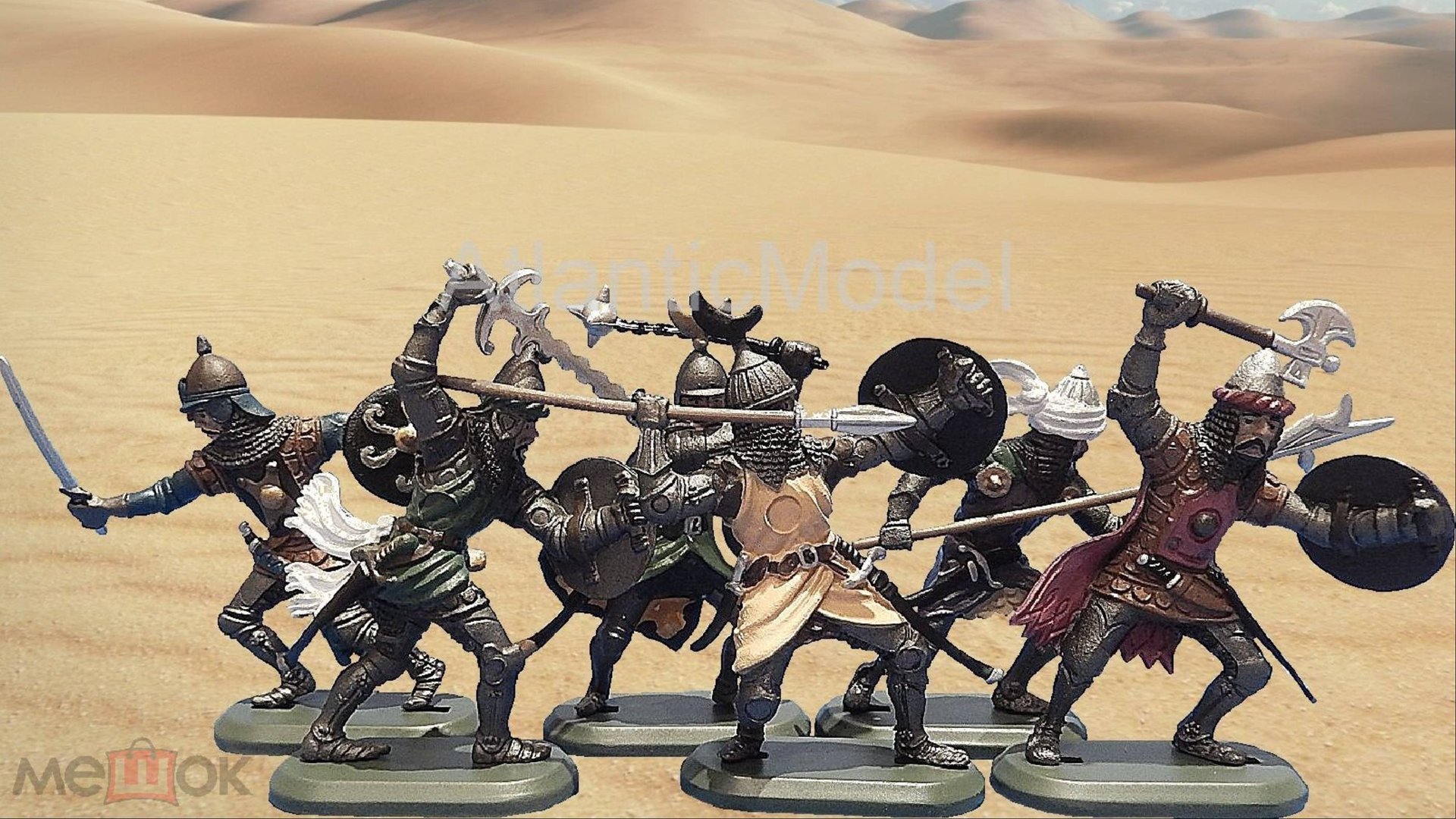 солдатики Britains Пешие сарацины набор 6 фигур смотреть онлайн