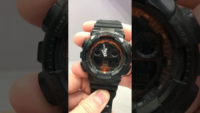 Часы Casio G- Shock GA-100 смотреть онлайн