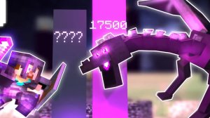 Стив против Энда Уровень мировой мощи - МАЙНКРАФТ анимация