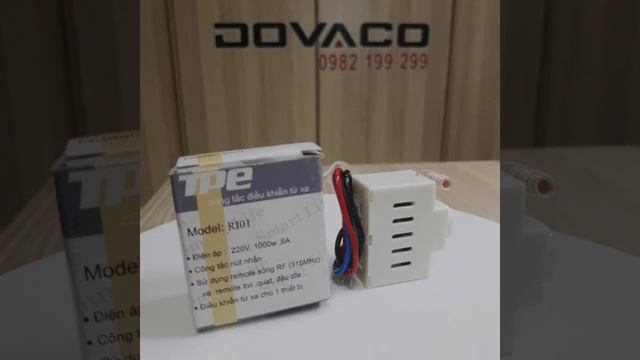 Hạt công tắc điều khiển từ xa IR+RF kết hợp RI01 смотреть онлайн