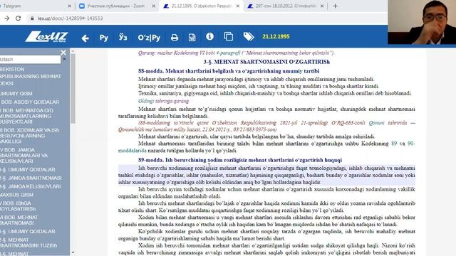3-mavzu. Mehnat Shartnomasi. Ishga Qabul Qilish. O'zgartirish.