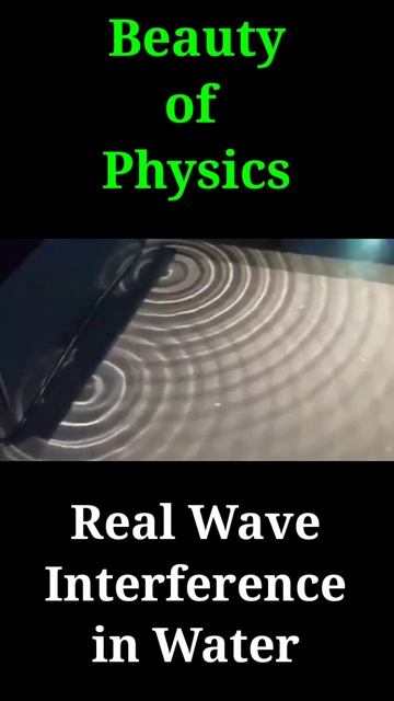 Interference | Real Example of Interference | Interference of Wave | water Wave interference смотреть онлайн