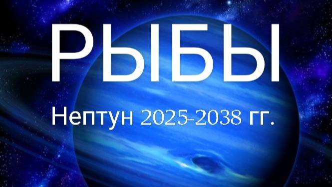 Рыбы. Нептун 2025-2038 года. Астрологический прогноз смотреть онлайн
