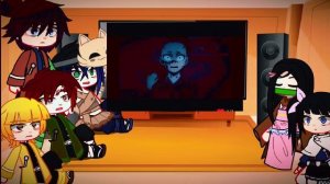 Реакция друзей на Танджиро  и его друзей 2/3🐾