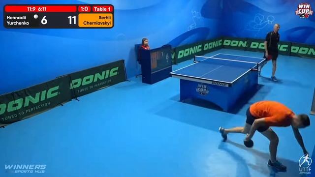 23:00 Hennadii Yurchenko 1 - 3 Serhii Cherniavskyi West 5 WIN CUP 02.10.2022 | TABLE TENNIS WINCUP смотреть онлайн