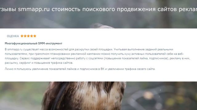 Отзывы smmapp.ru стоимость поискового продвижения сайтов реклама смотреть онлайн