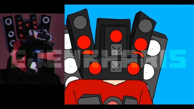 Camera Man Titan X Speaker Man Titan  🤯🗿🙏 MEME:PiZZATOWER #viral #skibiditoilet #meme