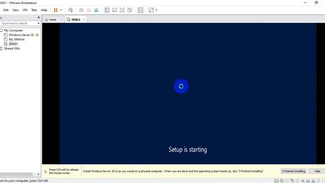 Installing Windows Servers 2012 R2 in VMware смотреть онлайн