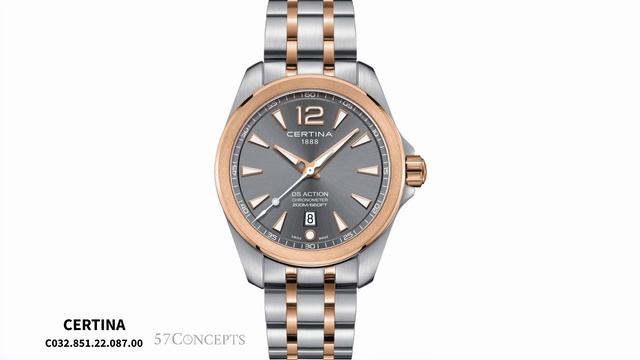 Certina C032.851.22.087.00 Aqua • Zegarek męski смотреть онлайн