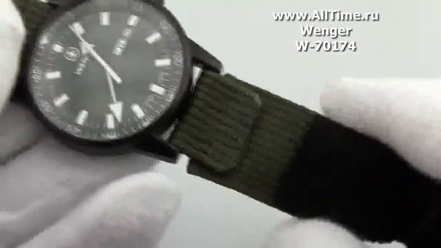 Мужские наручные швейцарские часы Wenger W-70174 смотреть онлайн