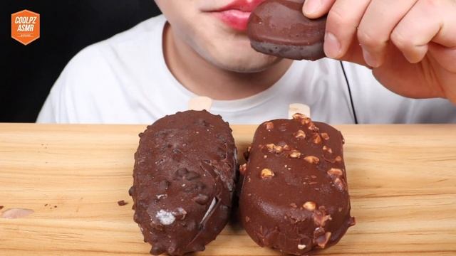 ASMR CHOCOLATE ICE CREAM MUKBANG 끌레도르, TICO 아이스크림, 초콜릿 샌드 먹방 EATING SOUNDS смотреть онлайн