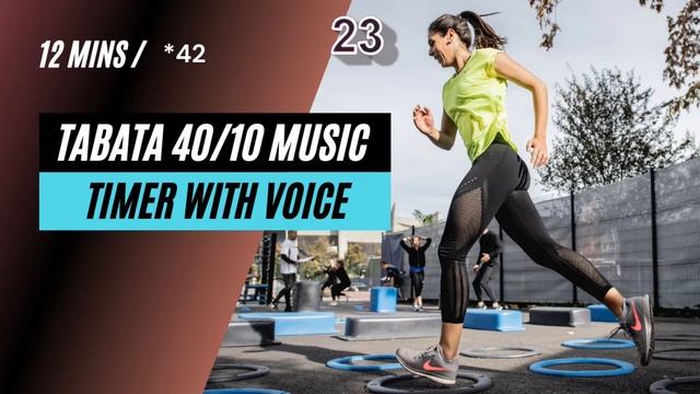 Tabata 12 Min - Hiit Workout Music 40/10 (musique Tabata)