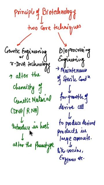 Principle of Biotechnology|Genetic Engineering|Recombinant DNA technology|Bioprocessing #biology смотреть онлайн