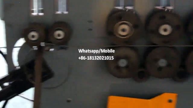 Автоматическая машина для производства металлических колец из стальной проволоки смотреть онлайн