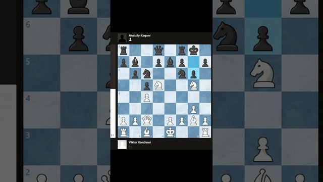 Viktor Korchnoi VS Anatoly Karpov | Chess Candidates Tournament Final | Game 21 | 1974 смотреть онлайн