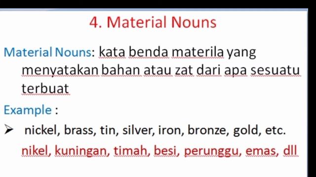 BELAJAR BAHASA INGGRIS //NOUNS II The Parts of Speech смотреть онлайн