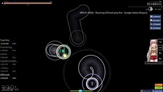 osu! | Straight Seeker [Expert] FC смотреть онлайн