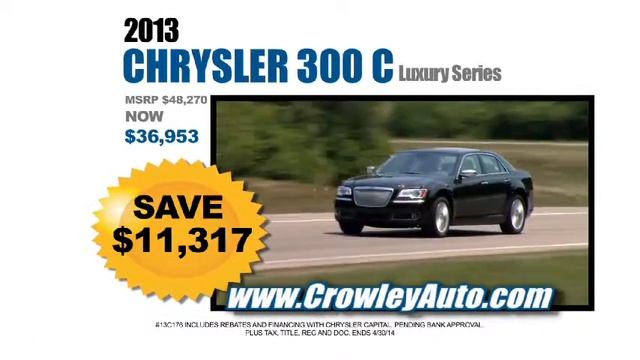 Crowley Chrysler Dodge Jeep Ram April Sale смотреть онлайн