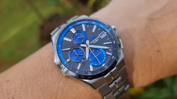 Casio Oceanus Manta OCW-S5000E-1AJF Silver Titanium