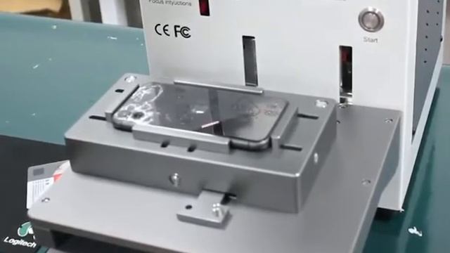 How to use TBK958A laser back glass separator machine to separating mark iPhone 11 смотреть онлайн