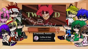 Class 1-A react to Deku as Alastor from hazbin hotel