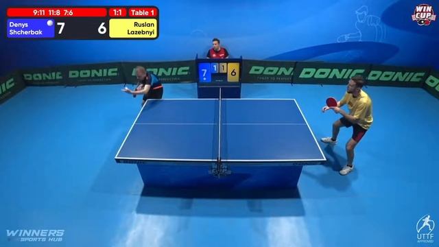 23:30 Denys Shcherbak 3 - 2 Ruslan Lazebnyi West 5 WIN CUP 04.12.2022 | TABLE TENNIS WINCUP смотреть онлайн