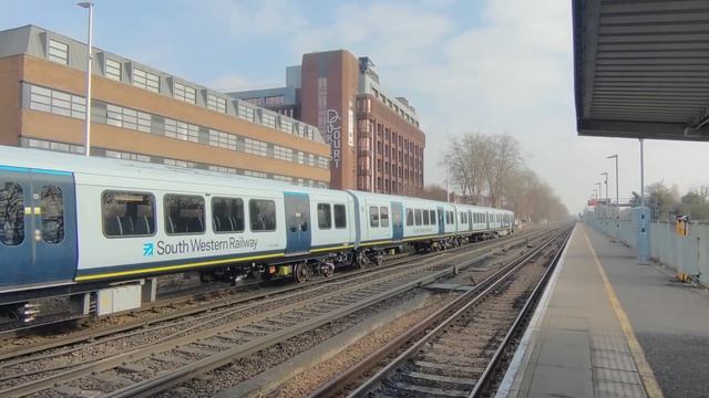 SWR 701509 + 701512 depart Woking on test - 02/03/2023 смотреть онлайн